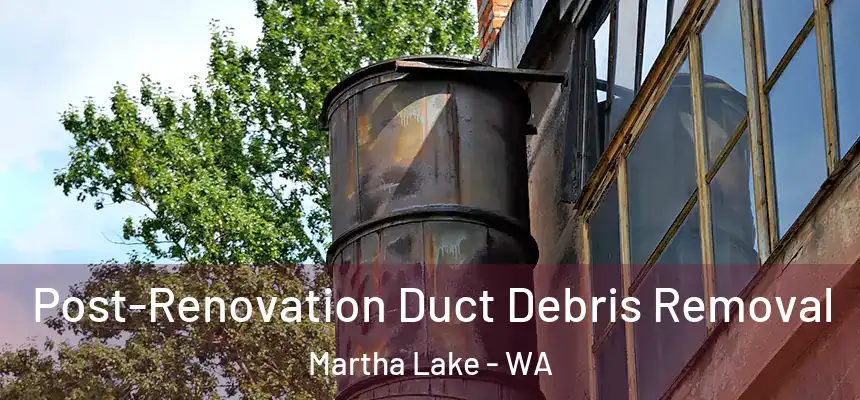  Post-Renovation Duct Debris Removal Martha Lake - WA